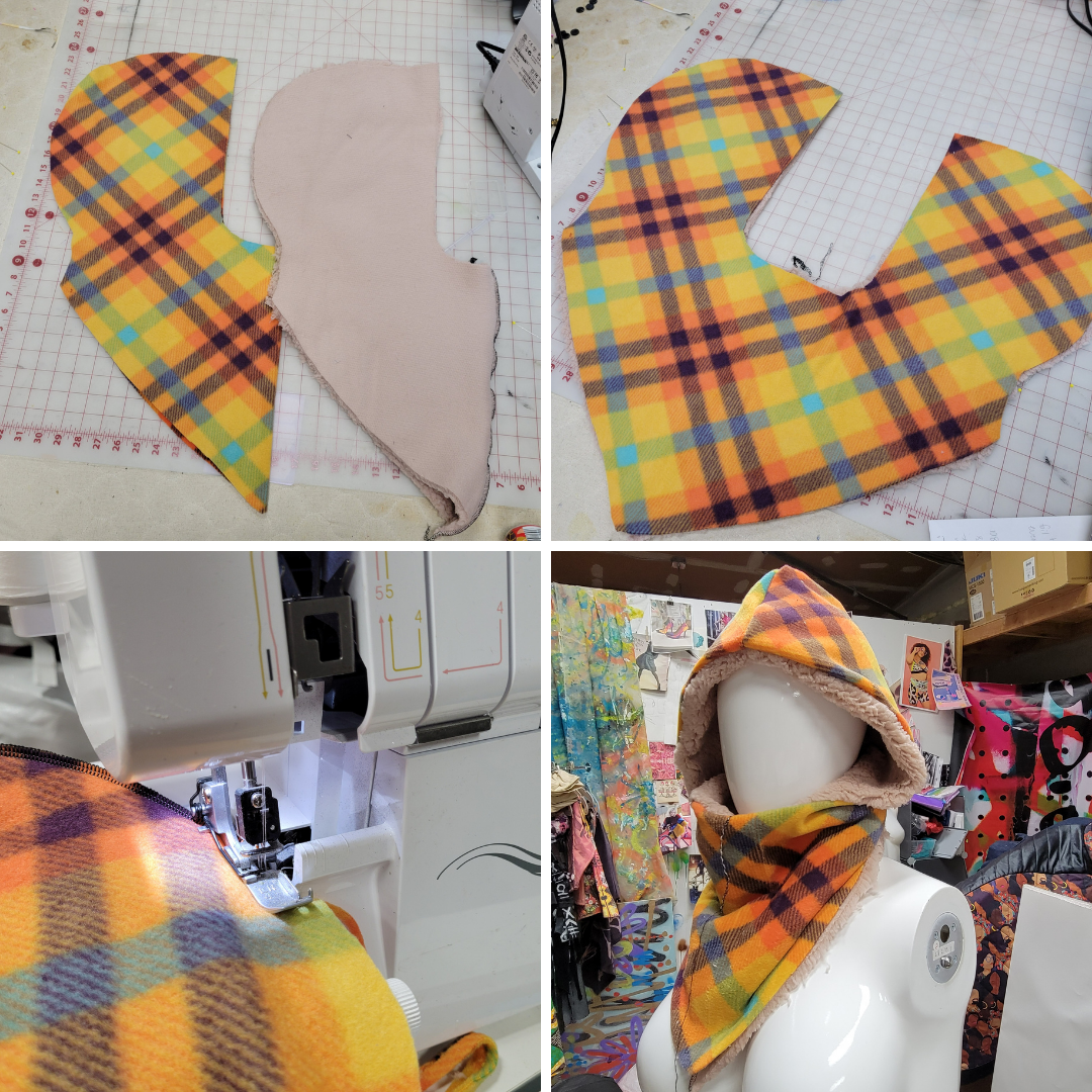 【匿名配送】RP Field Patchwork Fleece Snood 匿名配送】RP Field Patchwork Fleece Snood