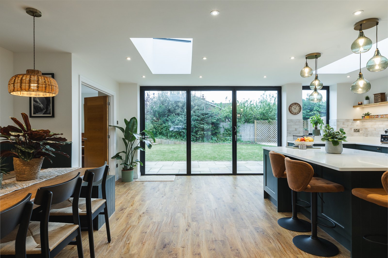 Rear extension, garage conversion & interior remodelling, Hertfordshire