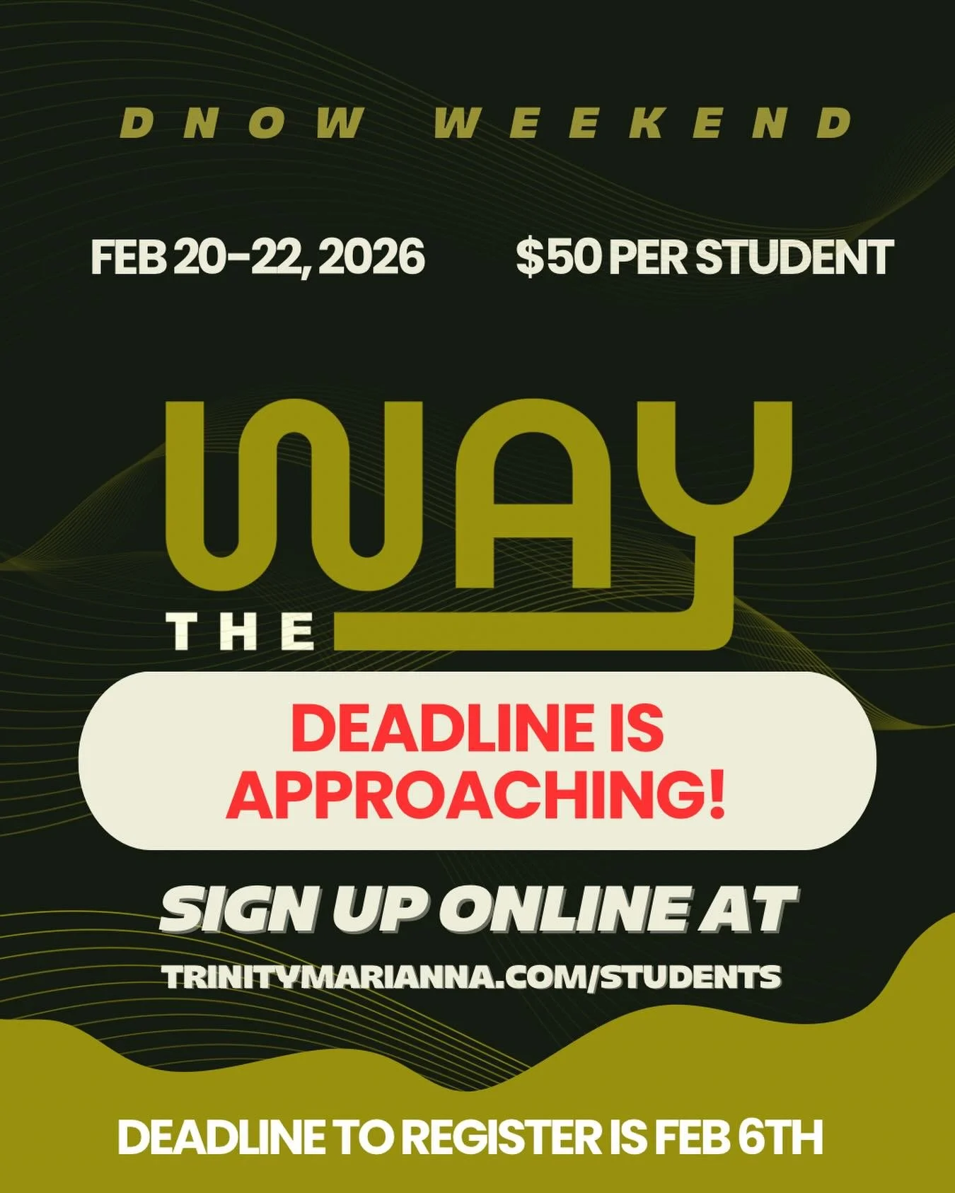 Parents and students we need you to register for DNOW so can adequately prepare!