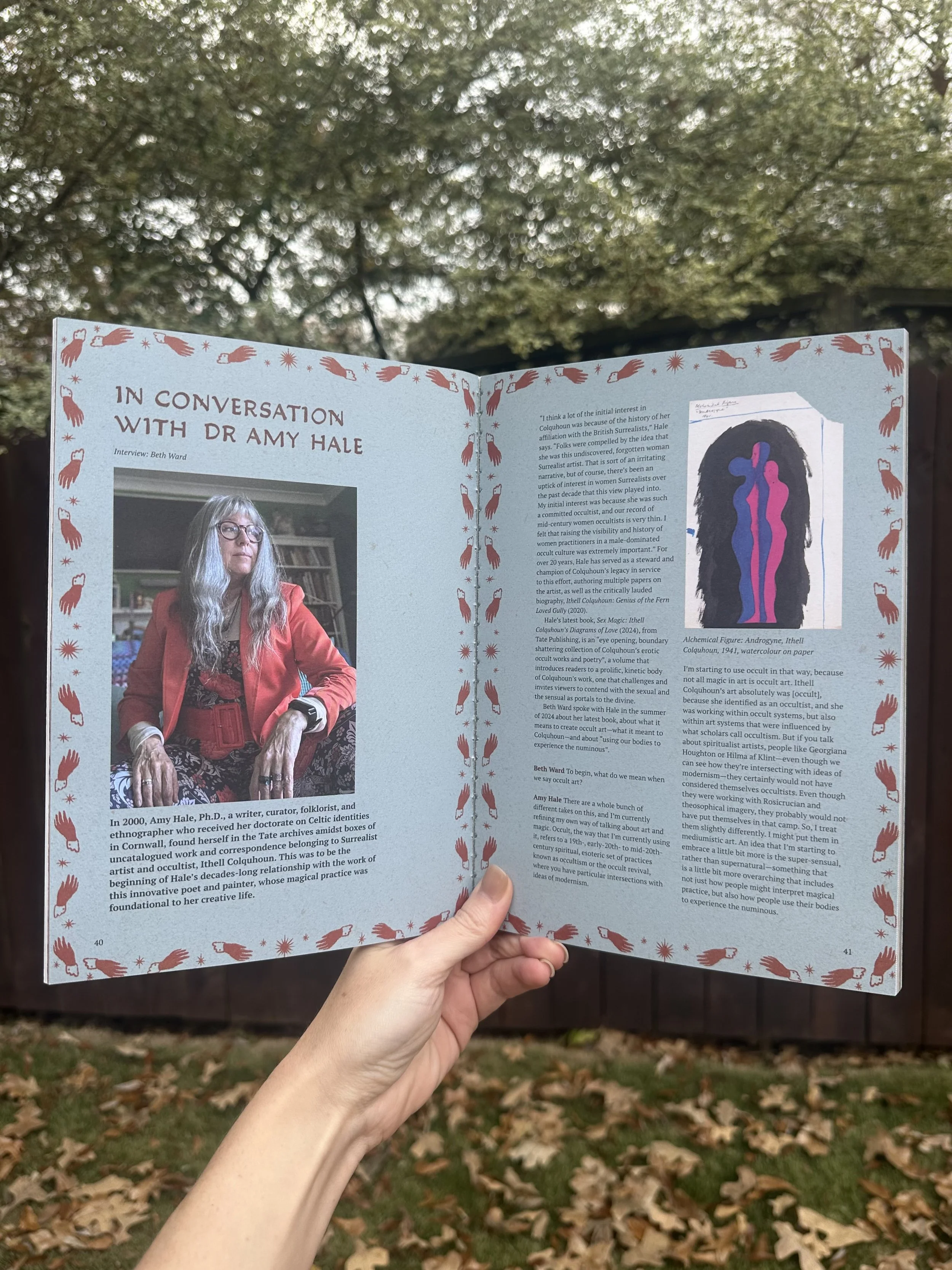 On Ithell Colquhoun: In Conversation with Dr. Amy Hale (Cunning Folk, Sound & Vision issue, print)