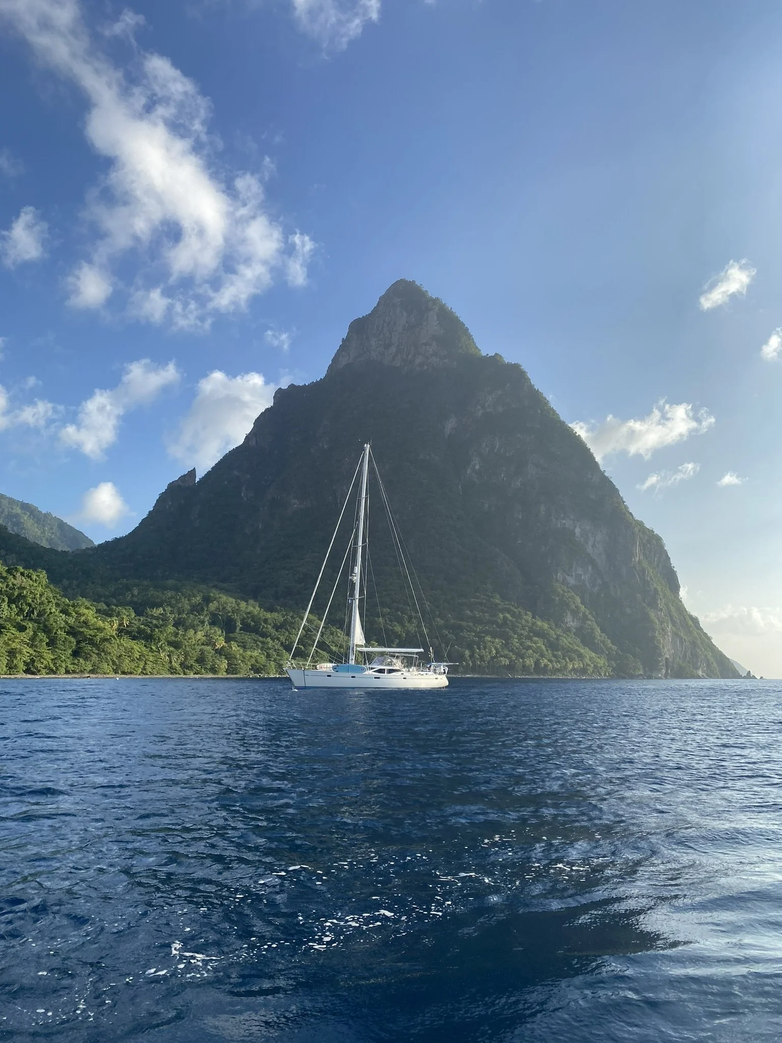 Gros Piton and her majesty Grace