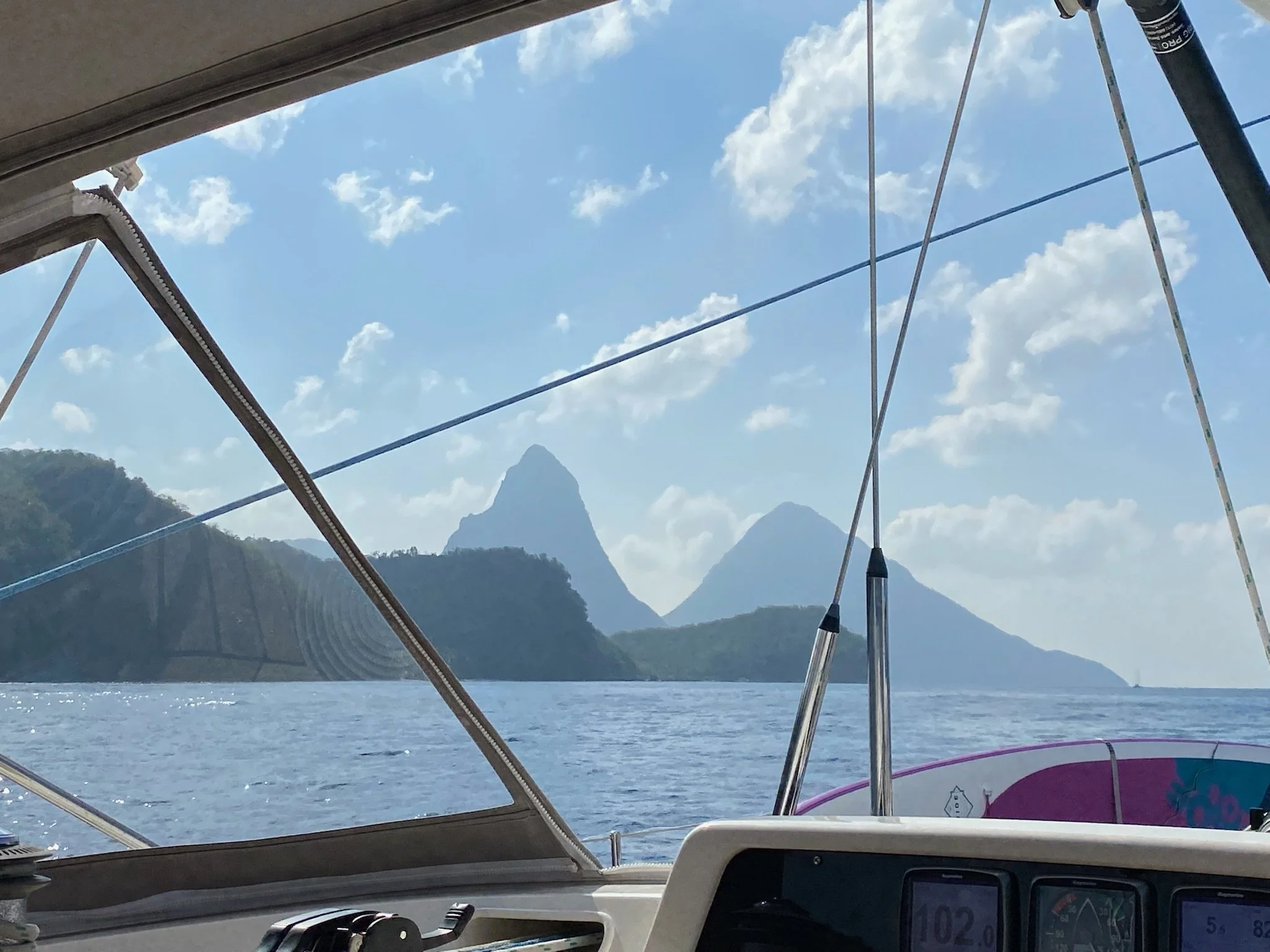 View of Gros Piton from Soufriere