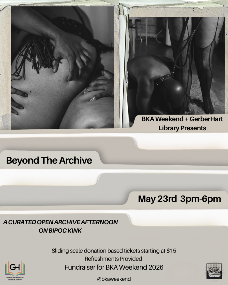 Beyond The Archives: An Open Archive on BIPOC Kink