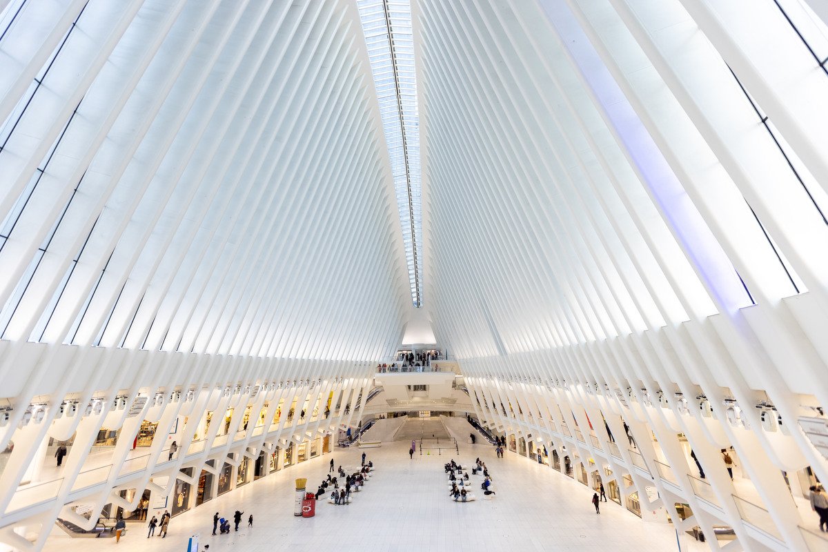 The Oculus next to the World Trade Center.