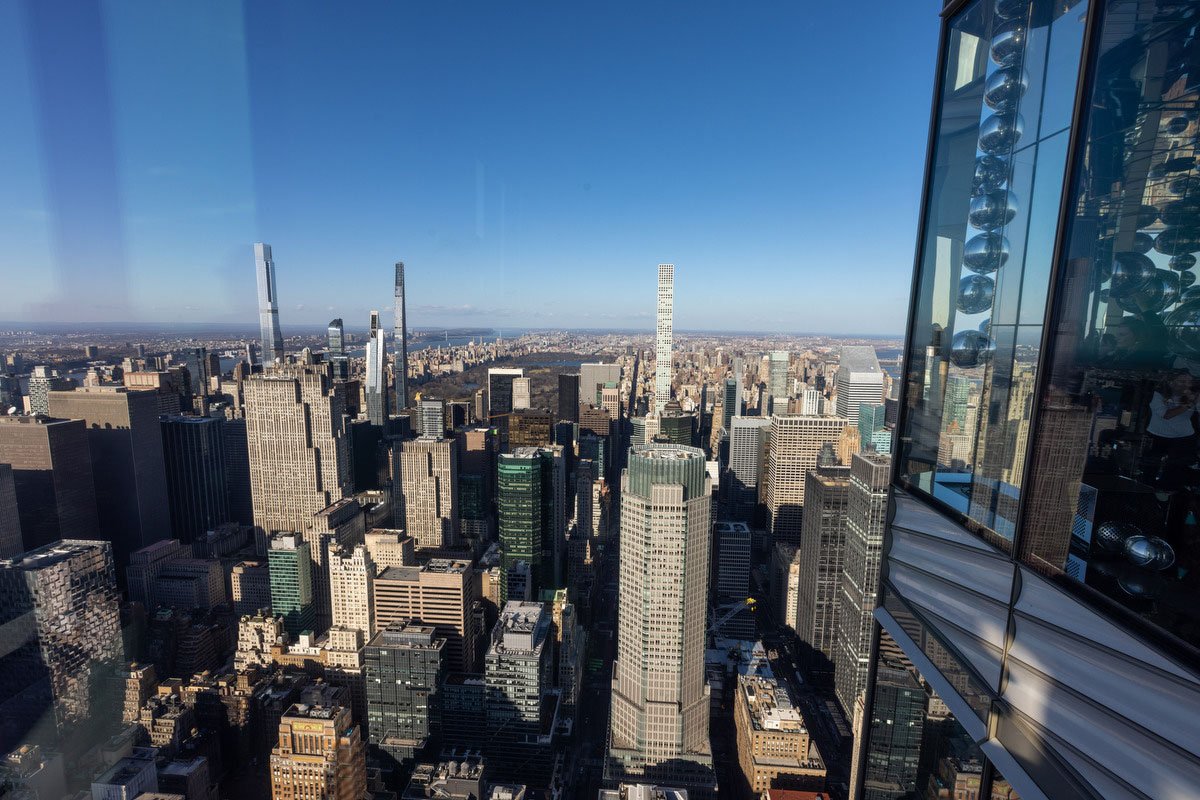 View from the One Vanderbilt Observation deck