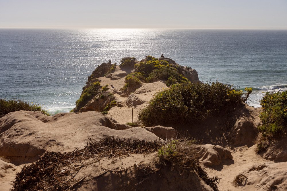 View from the cliffs at Point Dume State Beach