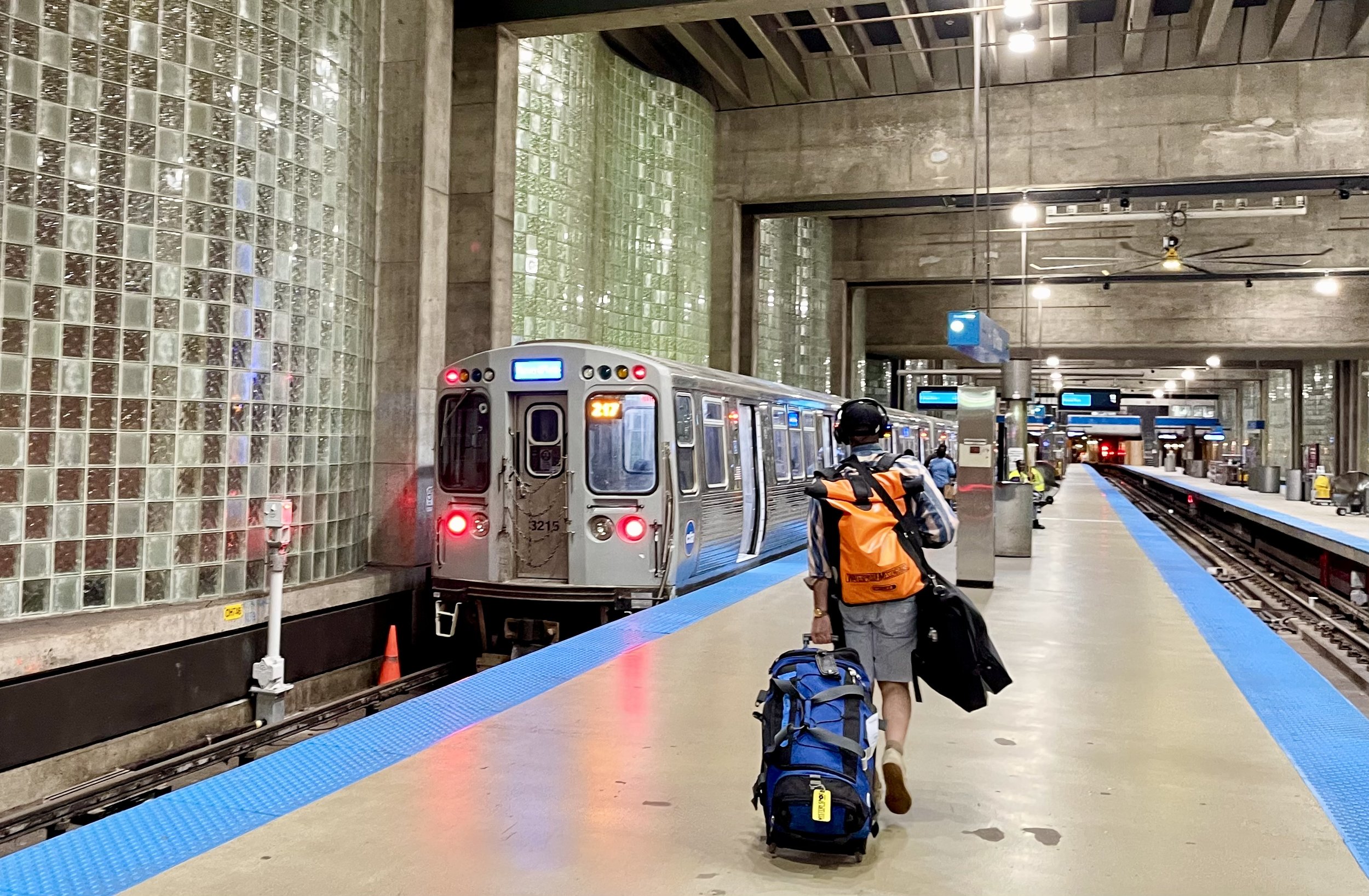 The Chicago subway is easily accesible at the airport.