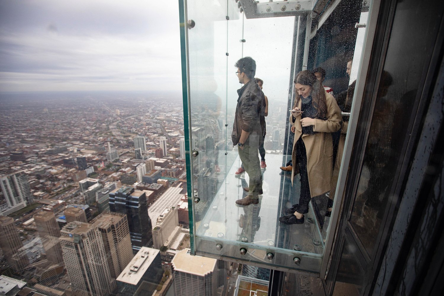 View from the Willis Tower observation deck