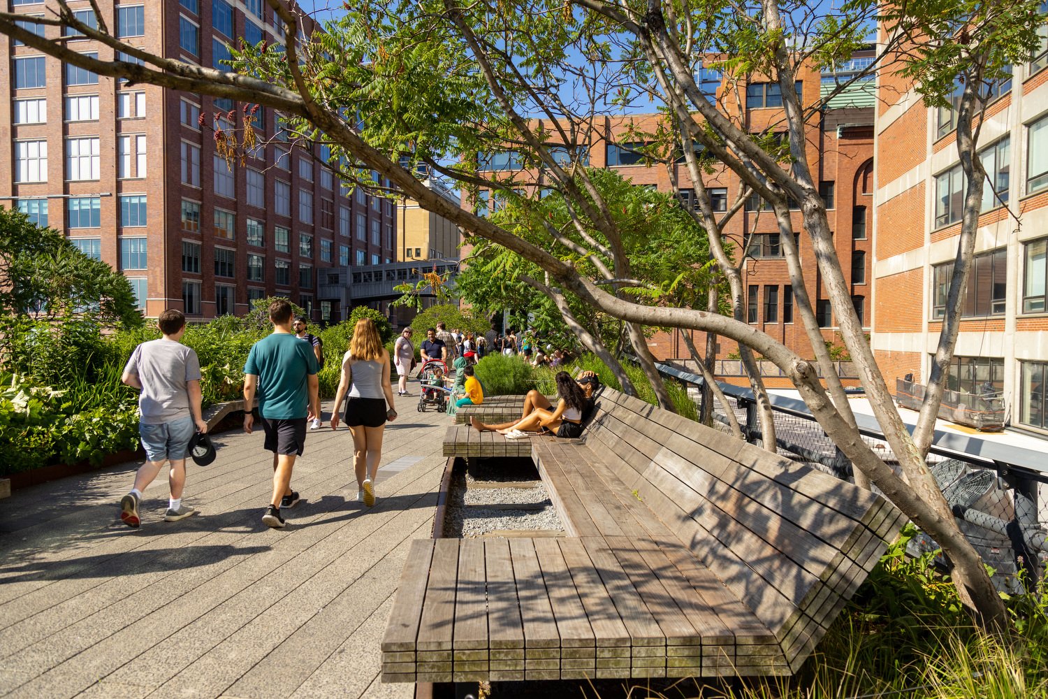 Very cool places to relax along the Highline