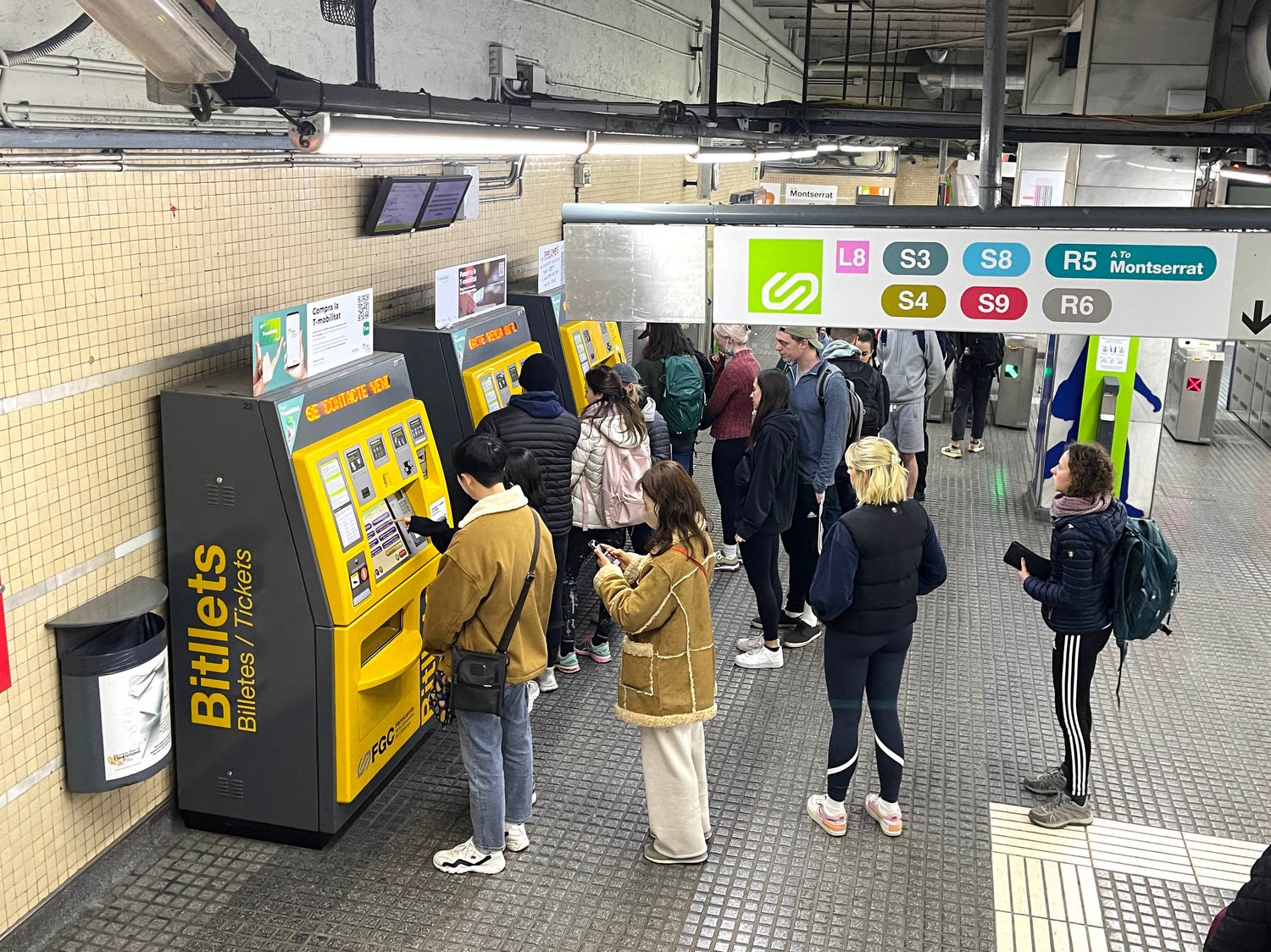 Train ticket machines