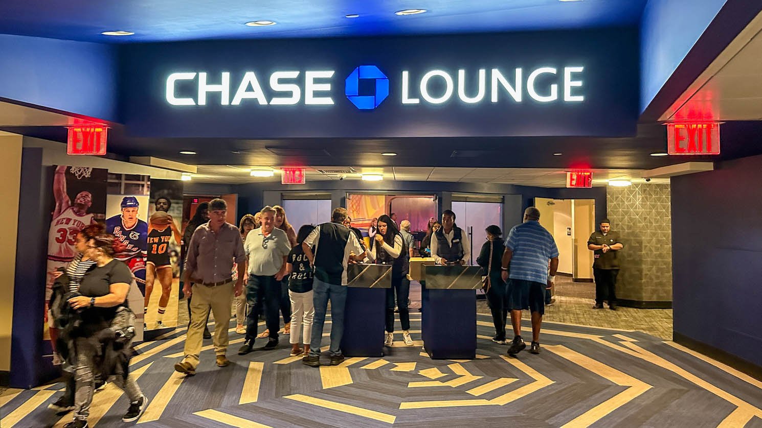 The.entrance to the Chase Lounge