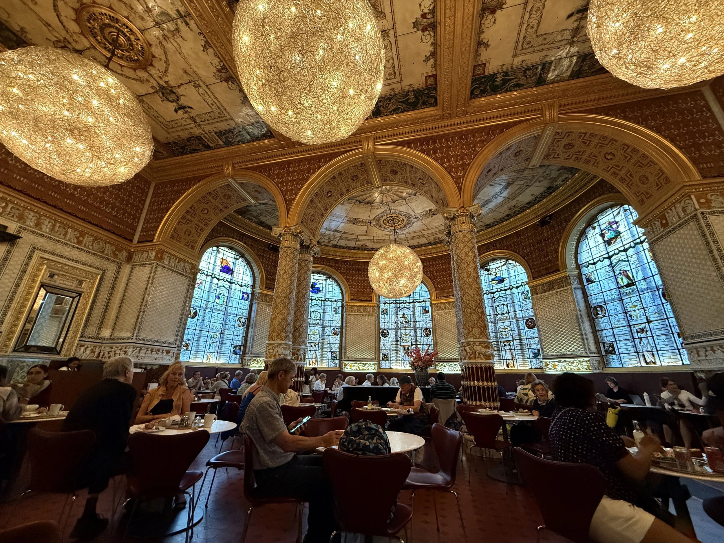 The cafe at the Victoria &amp; Albert