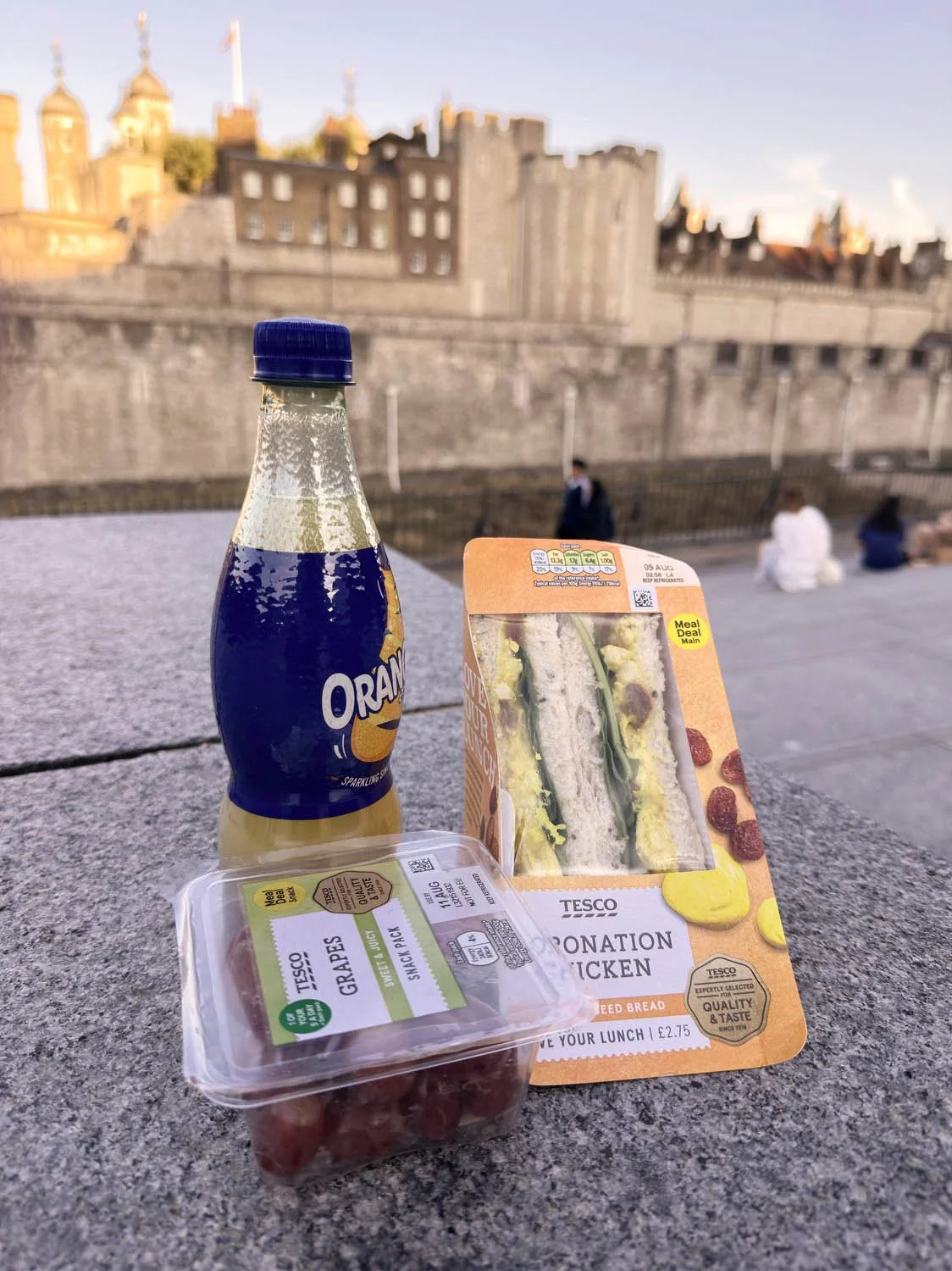 We brought a £4.25 Meal Deal from Tesco, a great deal.