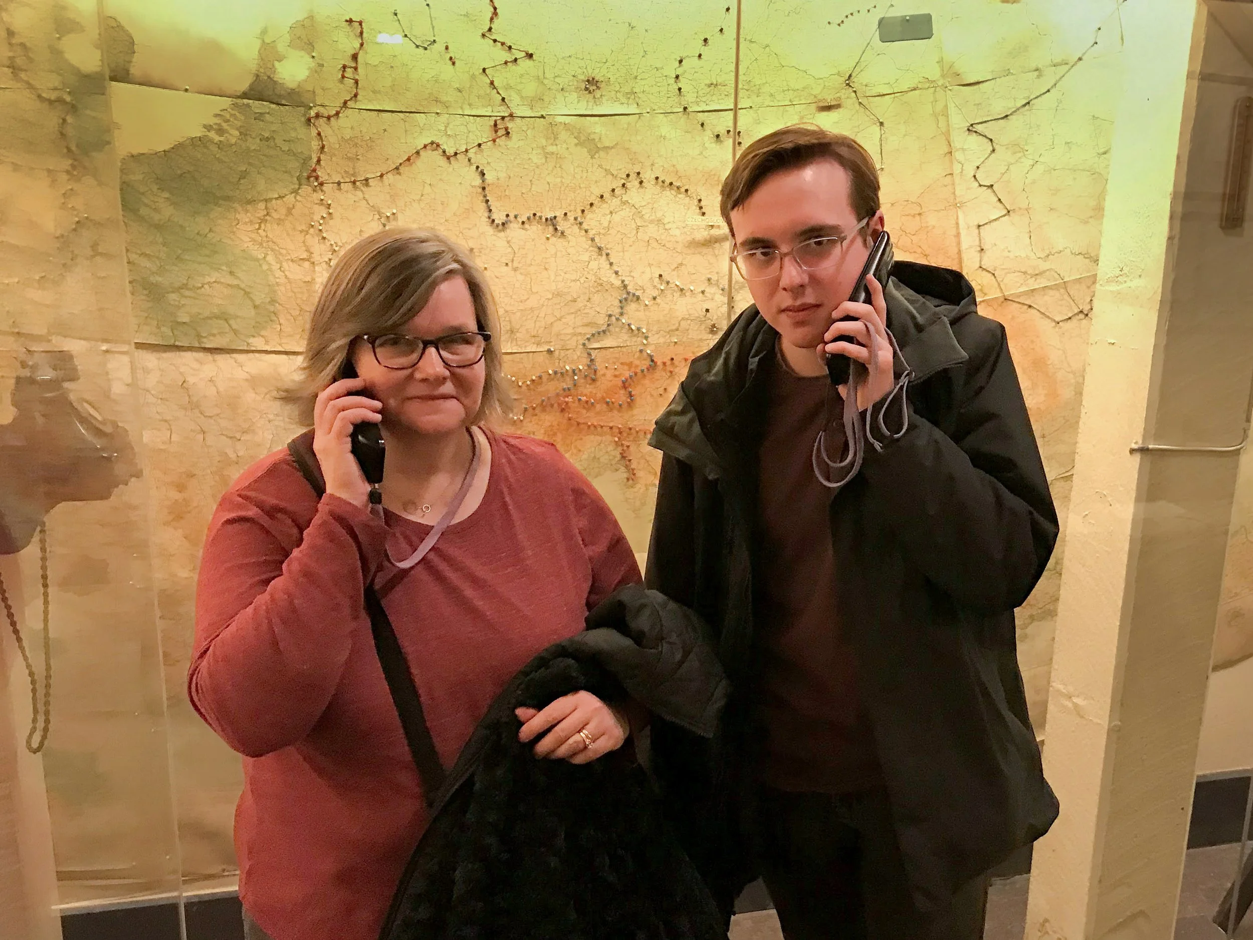 Listening to the audio tour - a must!