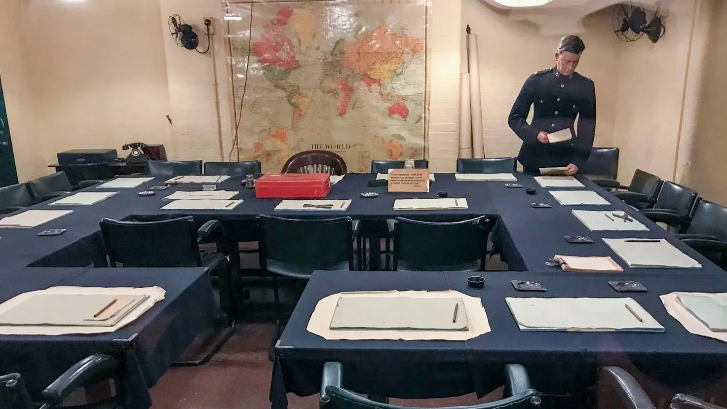 Visiting Churchill's War Rooms, a must see in London