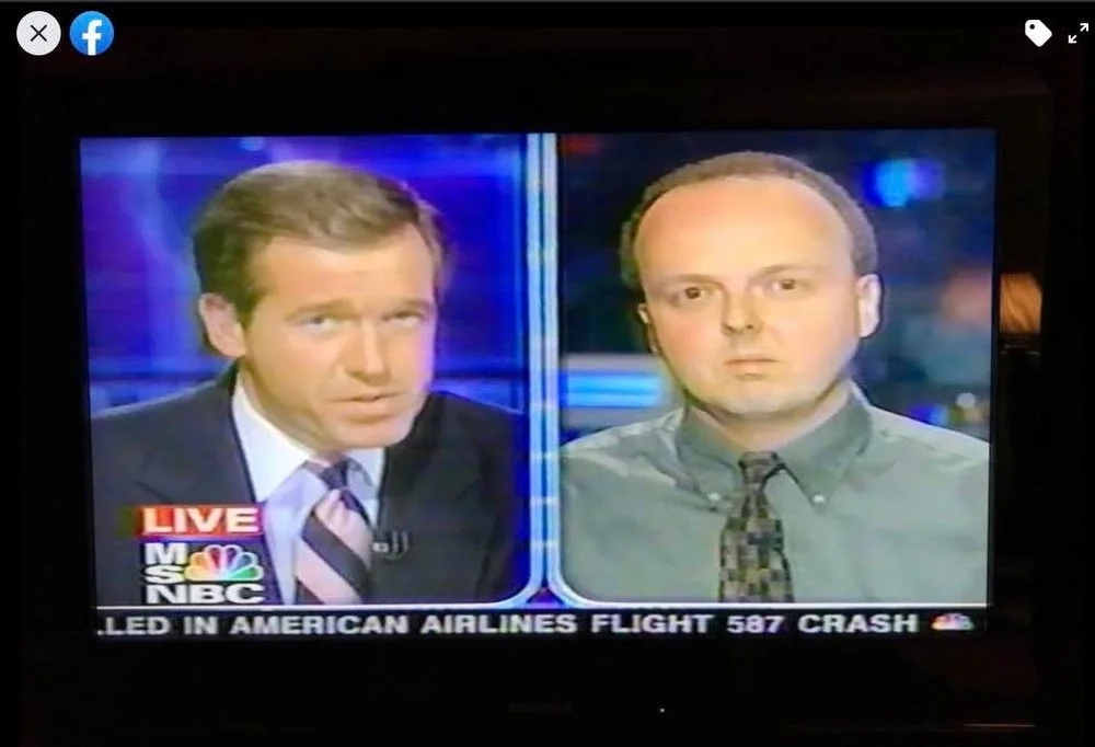 John talks 9-11 with Brian Williams on MSNBC in 2001