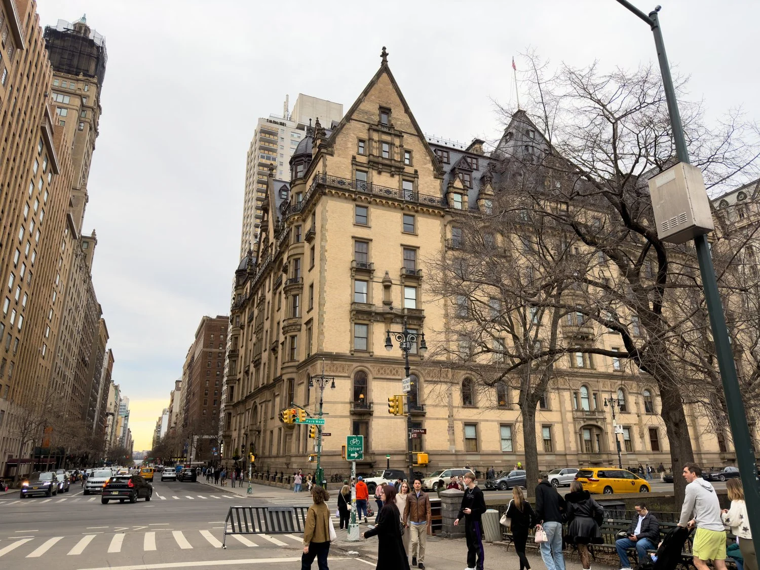 "The Dakota", across the street from Central Park where John Lennon lived. 