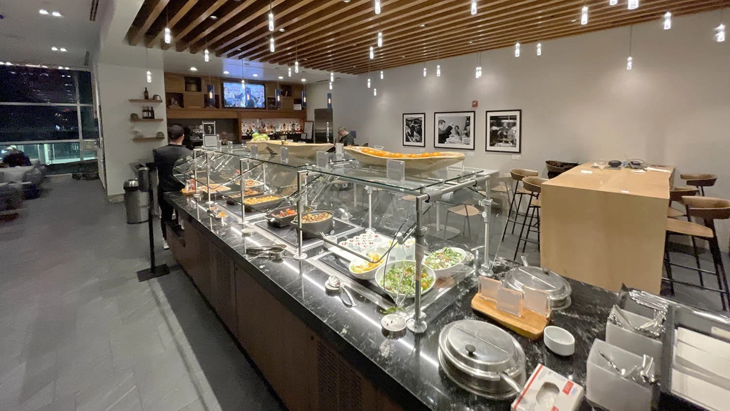 The Centurion Club JFK buffet.