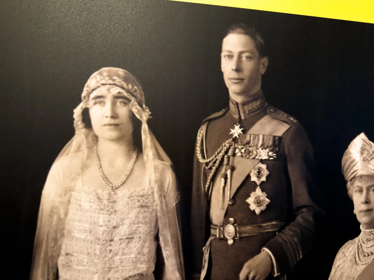  1923 wedding portrait of the Duke &amp; Duchess of York