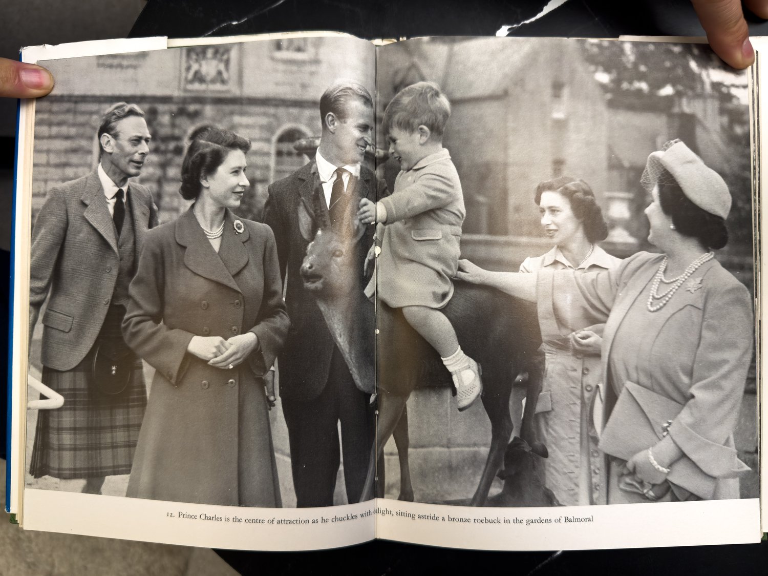 Young Prince Charles with his family, copied from a book in my collection
