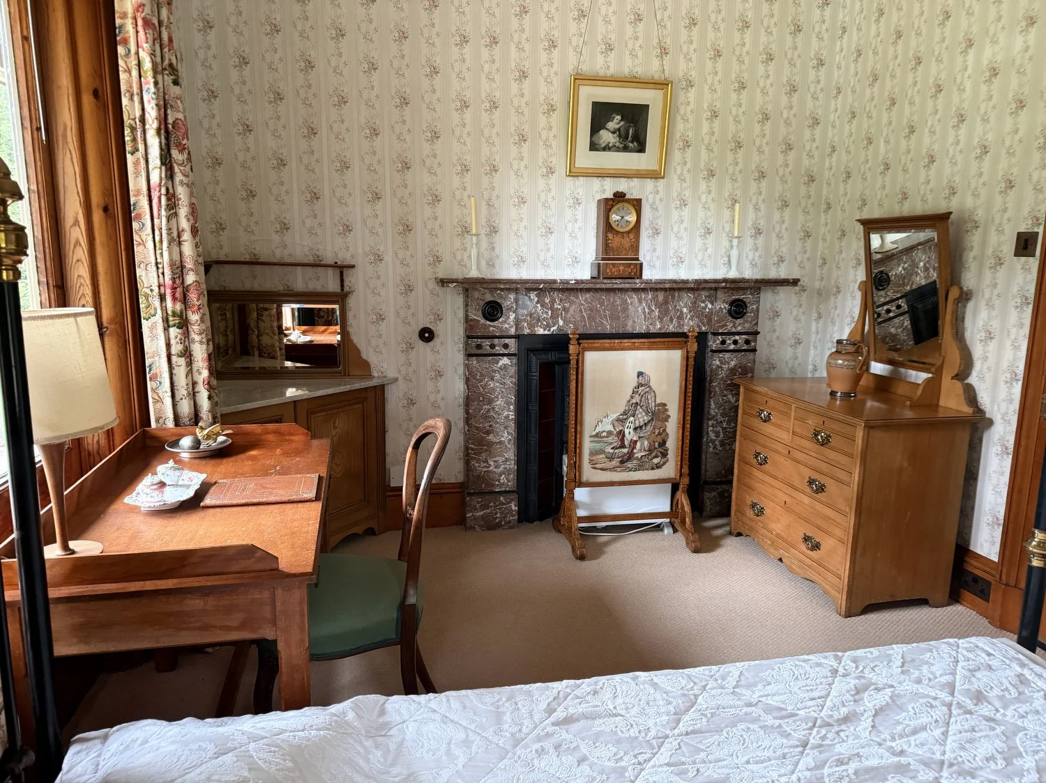 Queen Victoria wrote in her diaries at the Gardener's Cottage