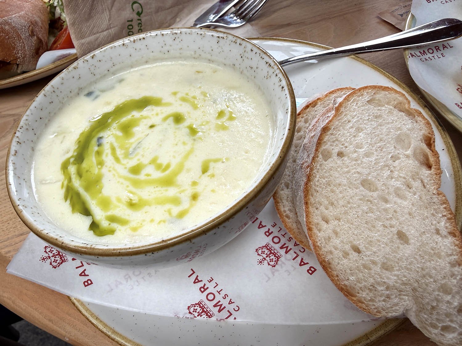 Cullen Skink, a hearty soup of smoked haddock and potatoes
