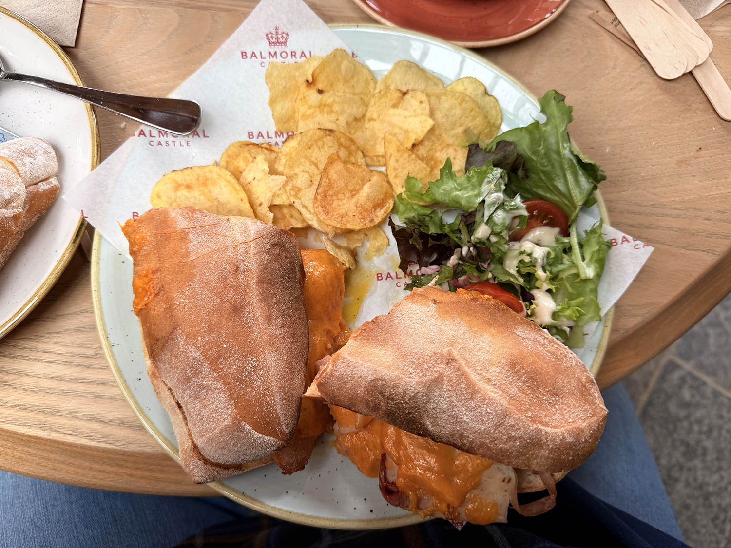 Ham, cheese &amp; tomato ciabatta