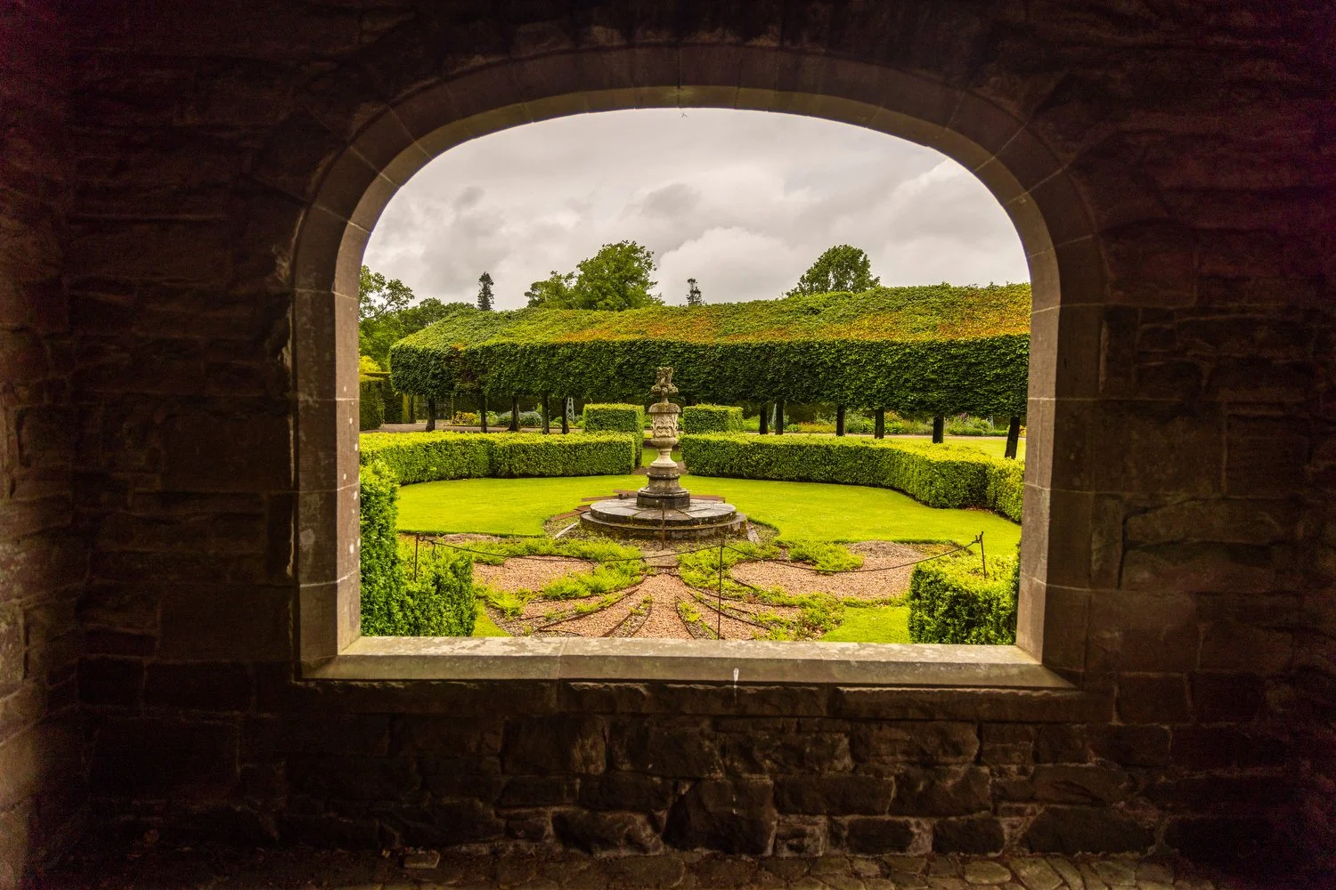 Historic Italian Garden at Glamis