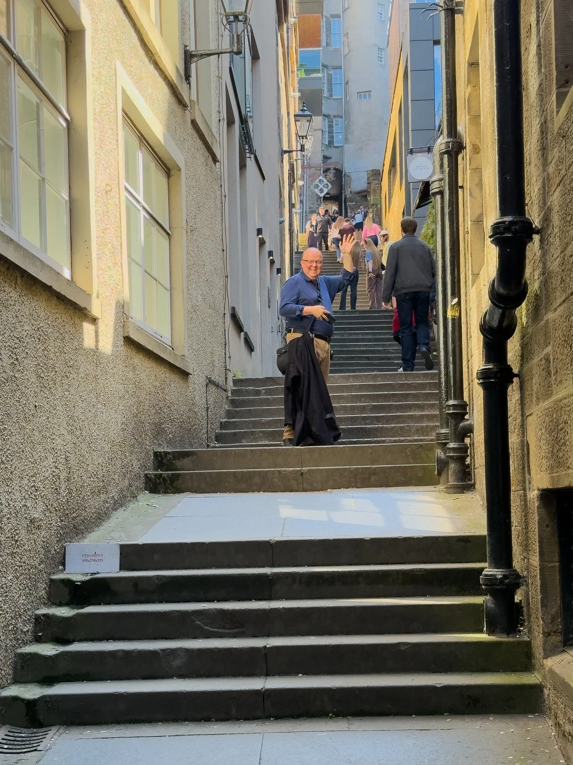 We even enjoyed the staircases off the Royal Mile.
