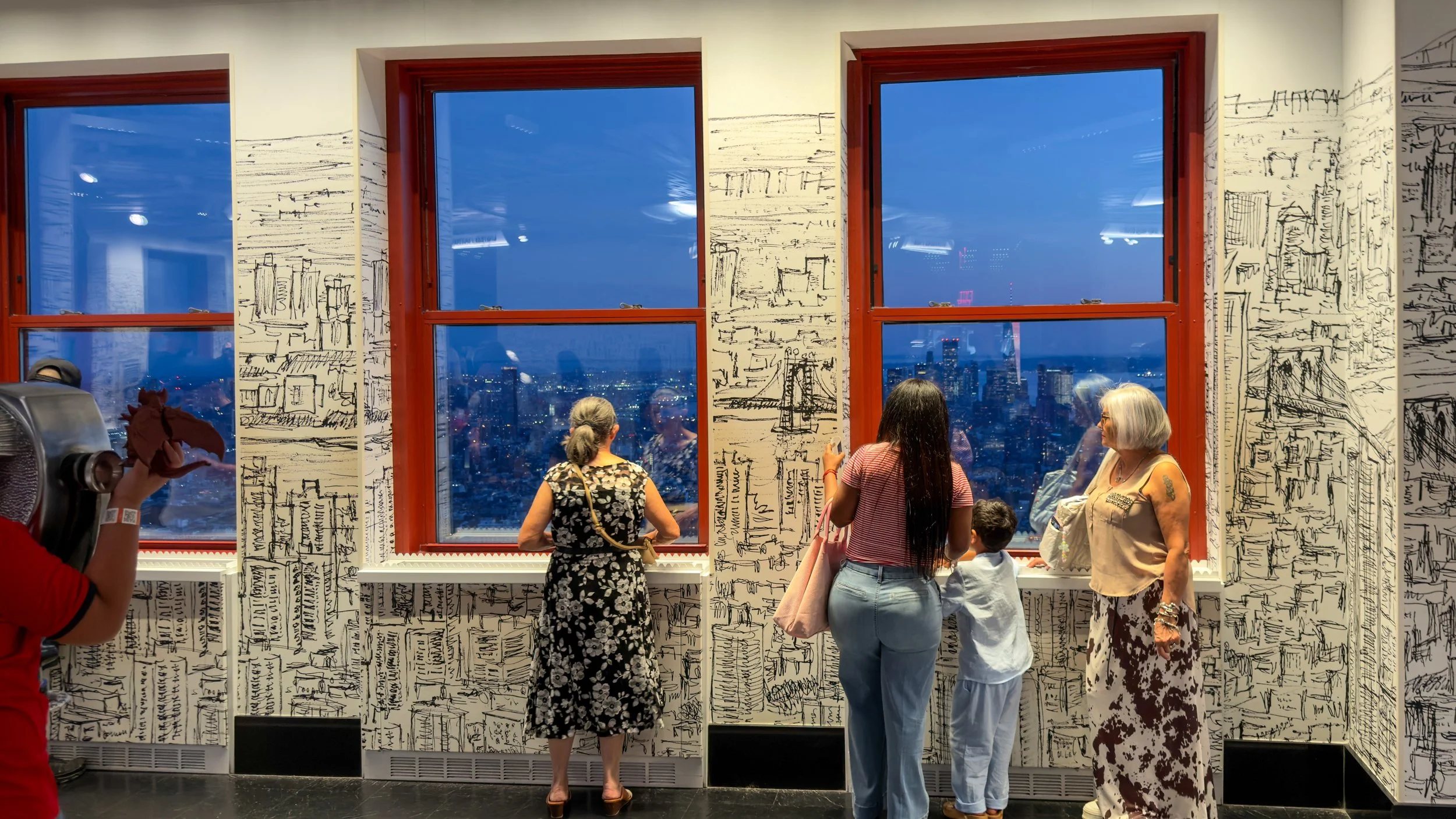 The standard windows on the 80th floor.