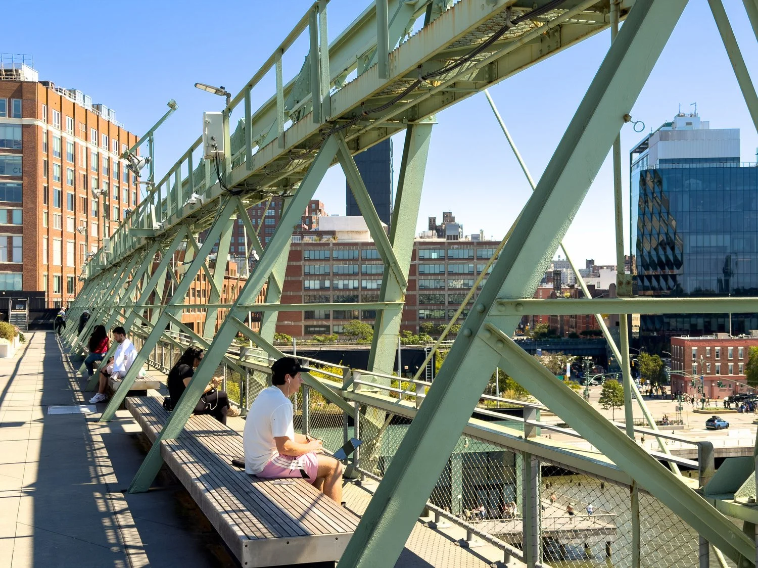 The rooftop area at Pier 57.
