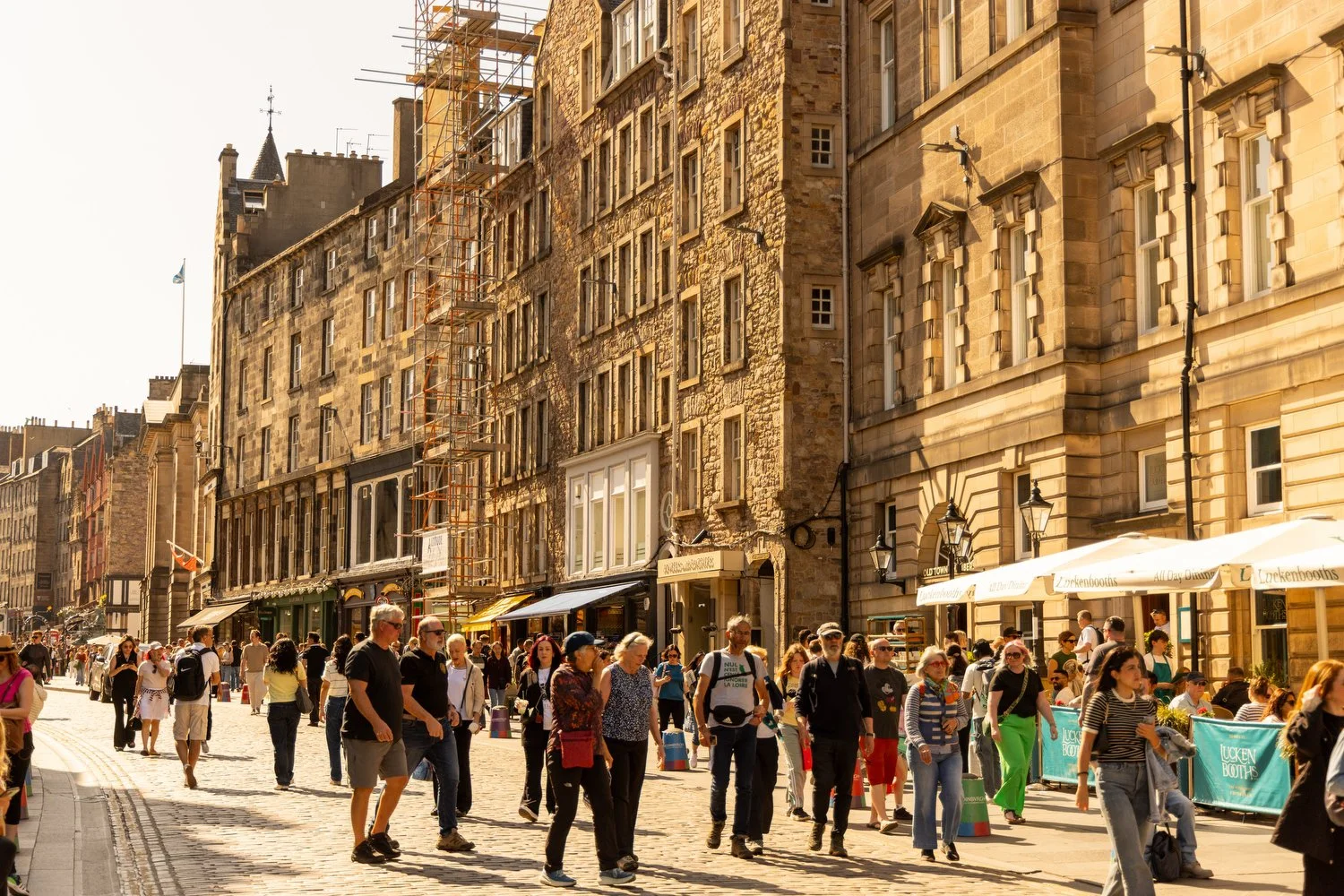 Crowds on the Royal Mile
