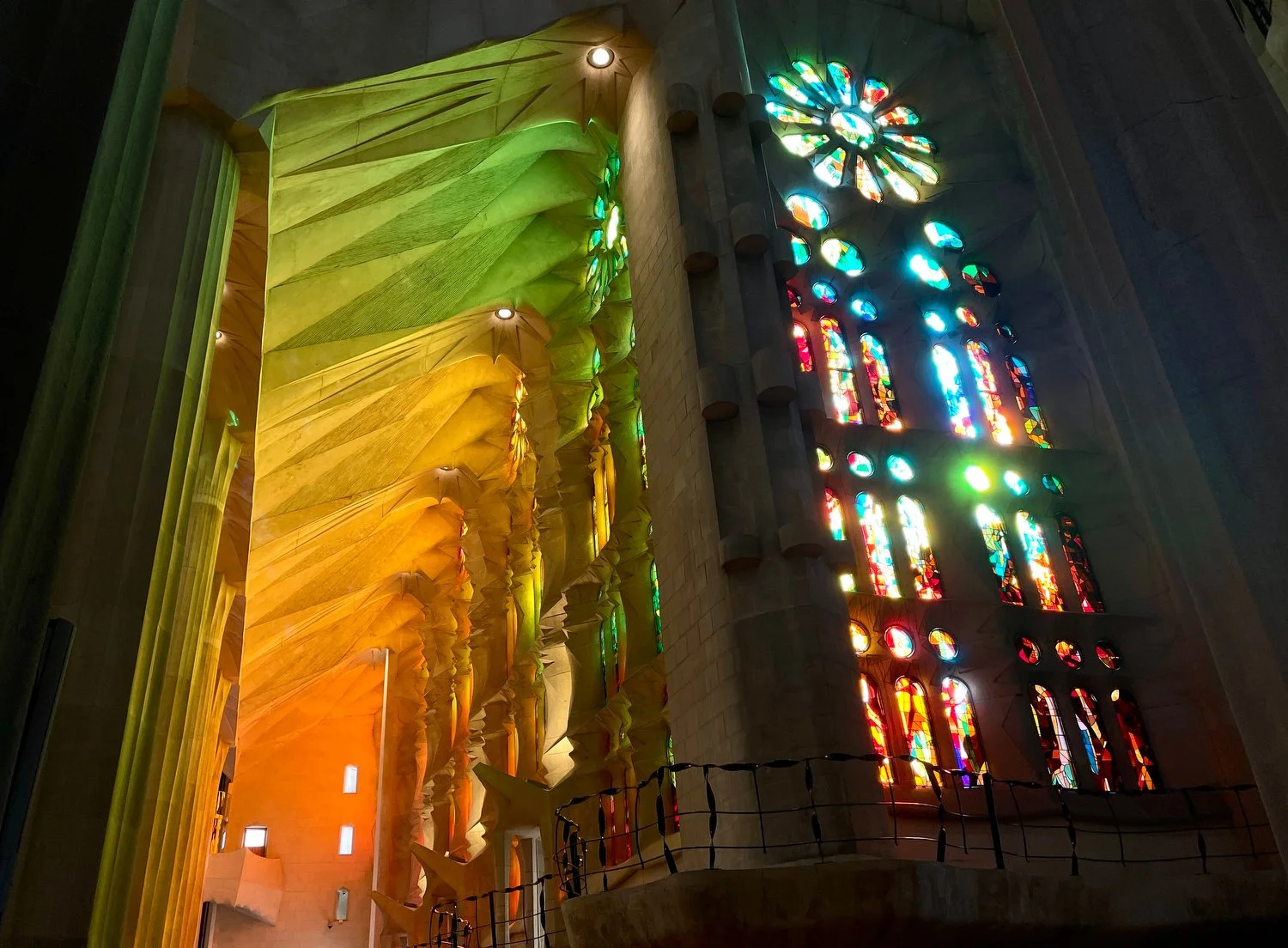 Sagrada Familia stained glass windows