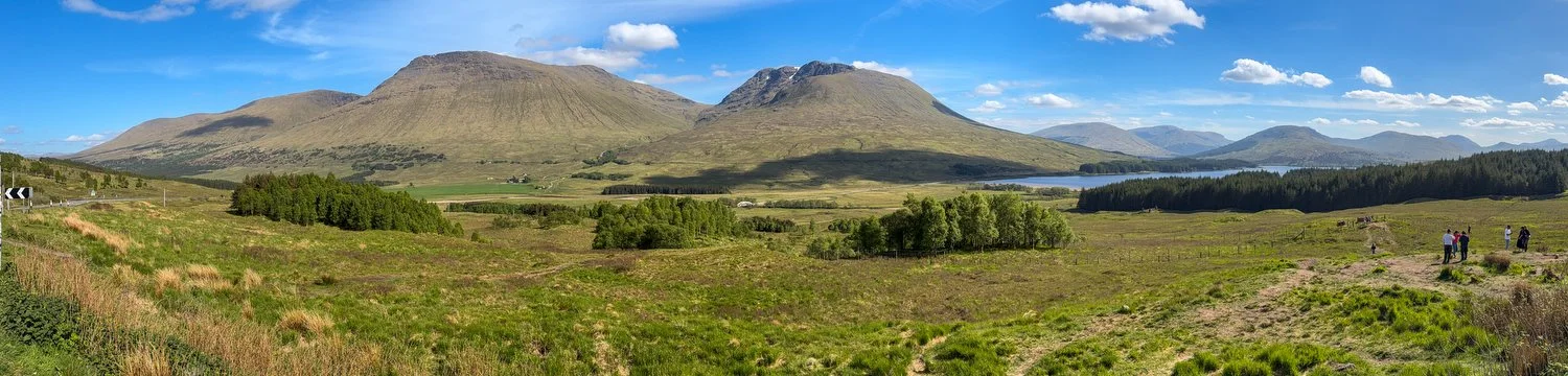 The drive to Glencoe