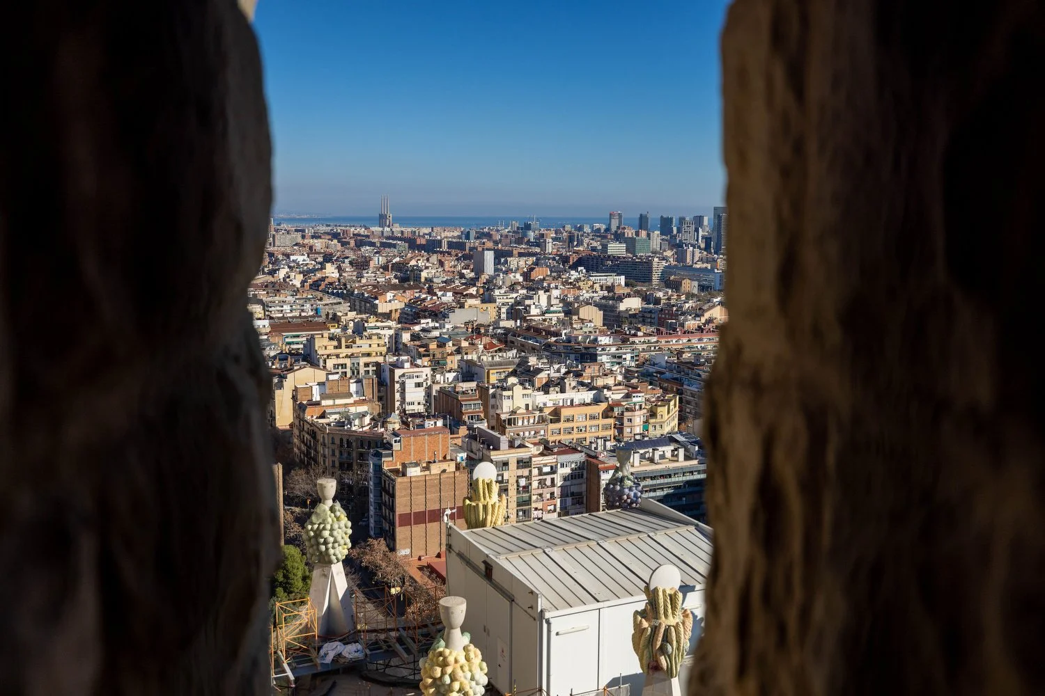 The view from Sagrada Familia Towers
