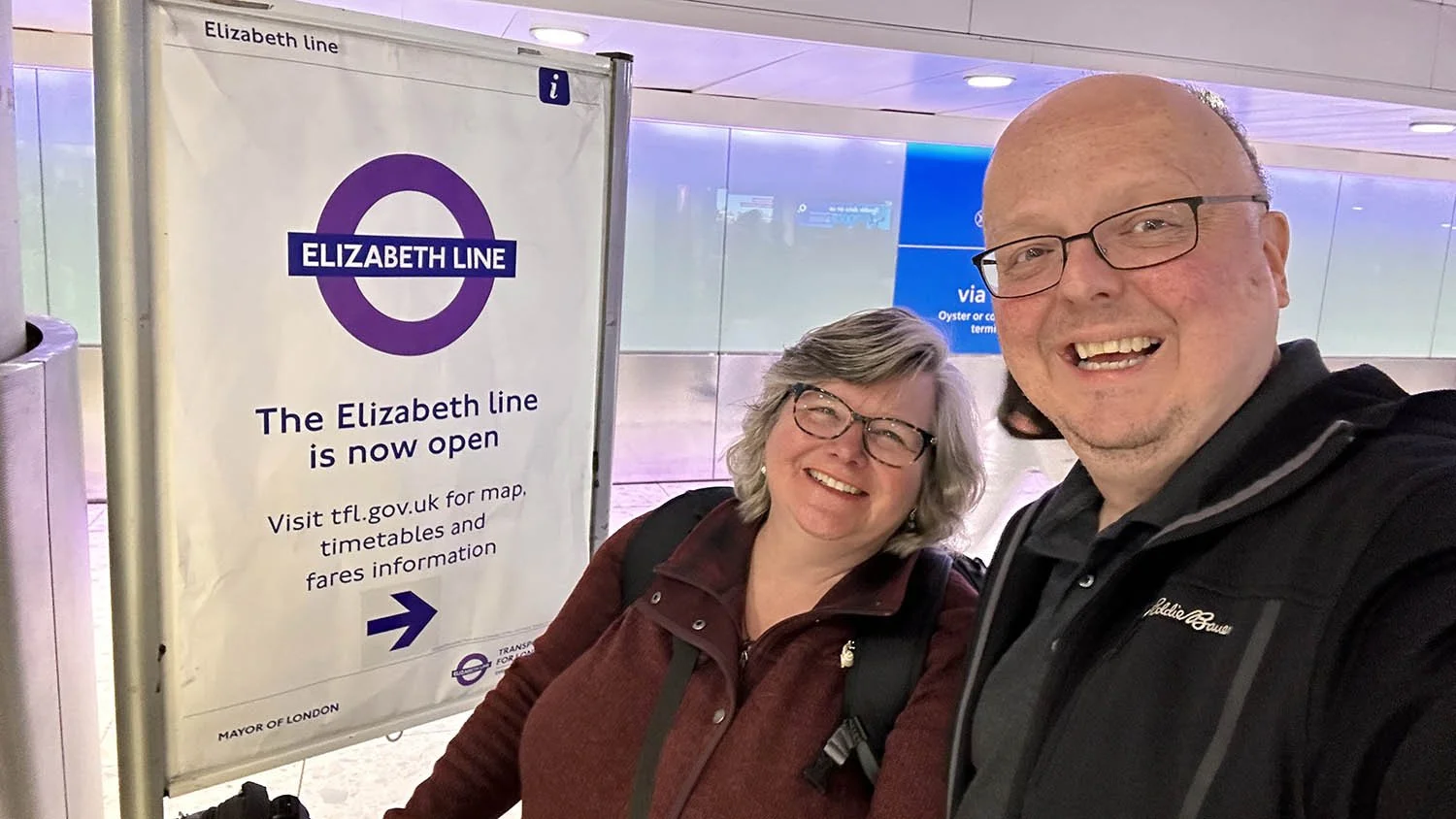 Riding Elizabeth Line from Heathrow