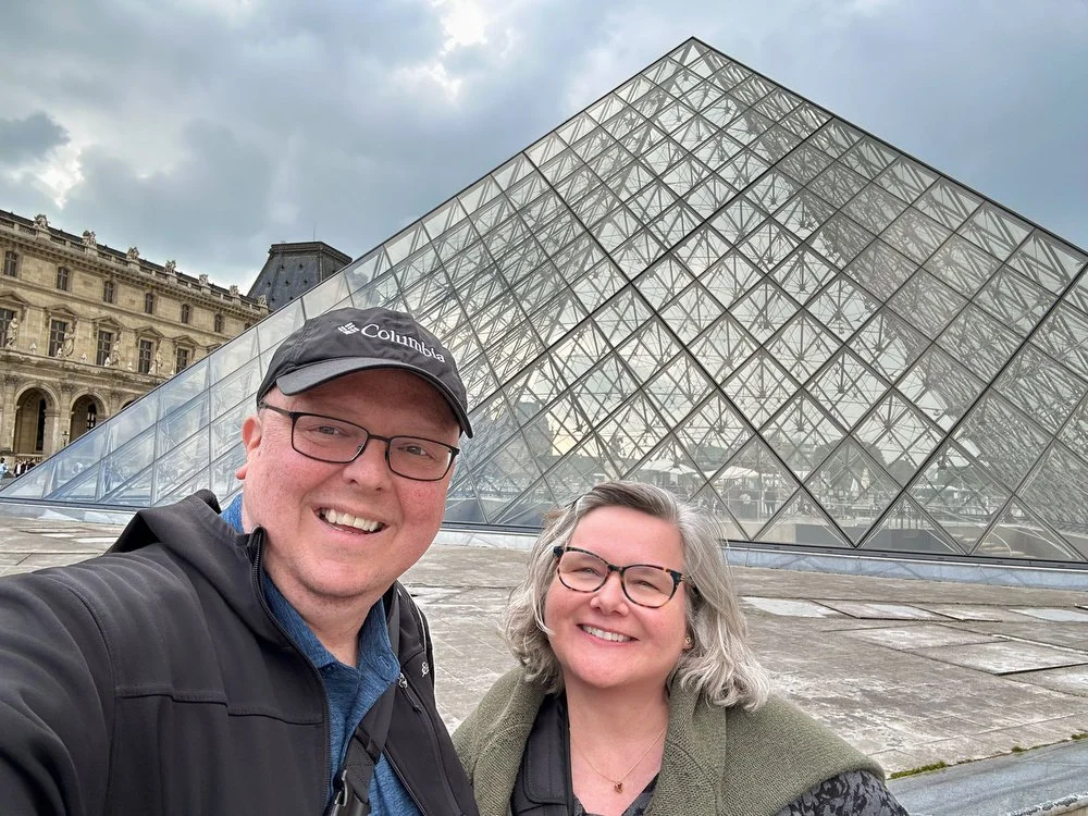 Debbie and John in Paris