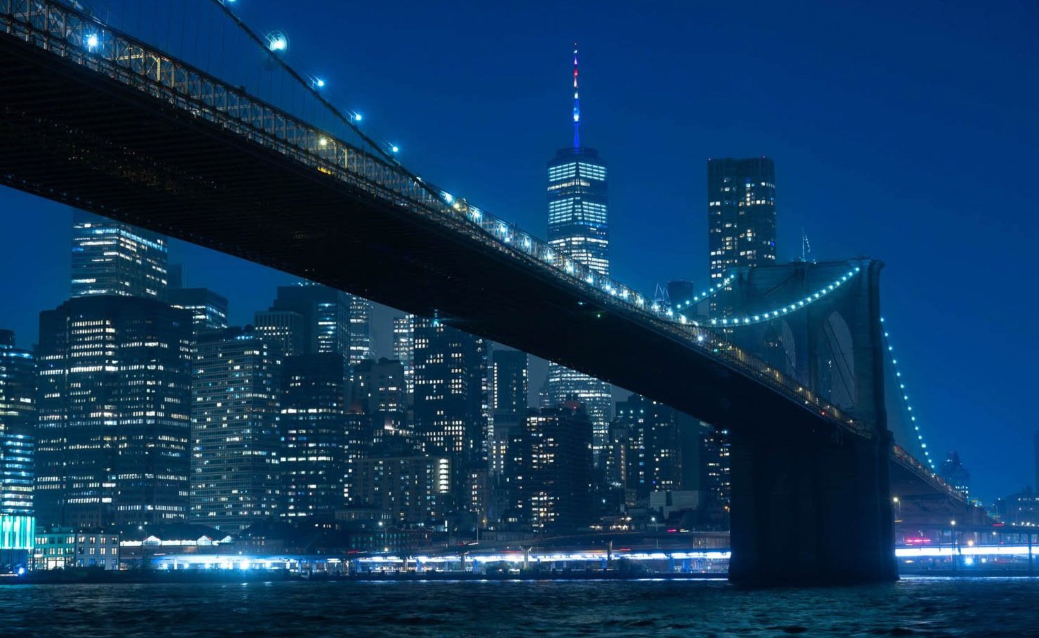 Brooklyn Bridge and World Trade Center