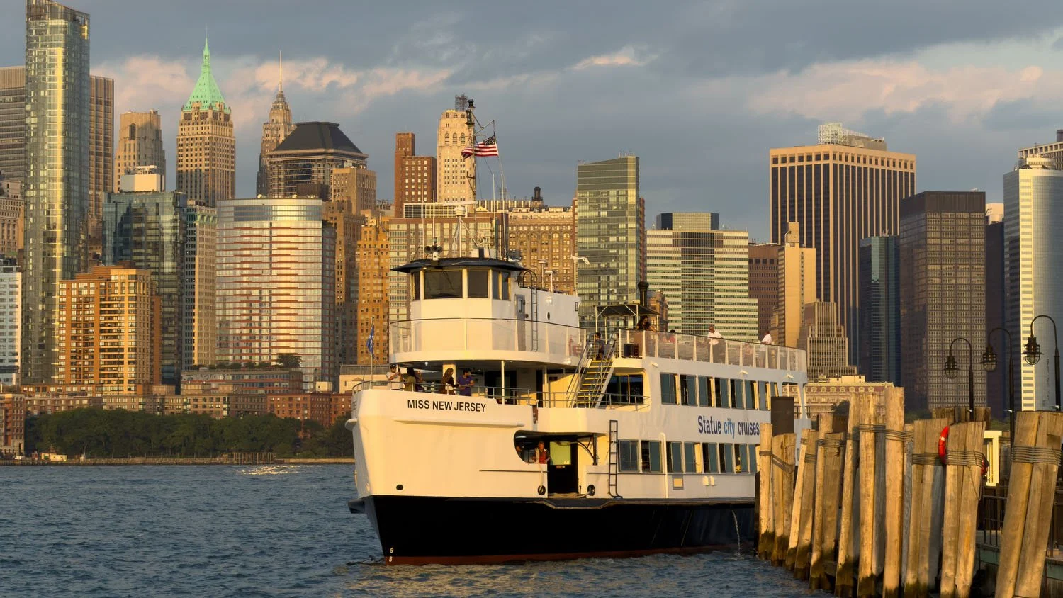 Ferry to statue of liberty