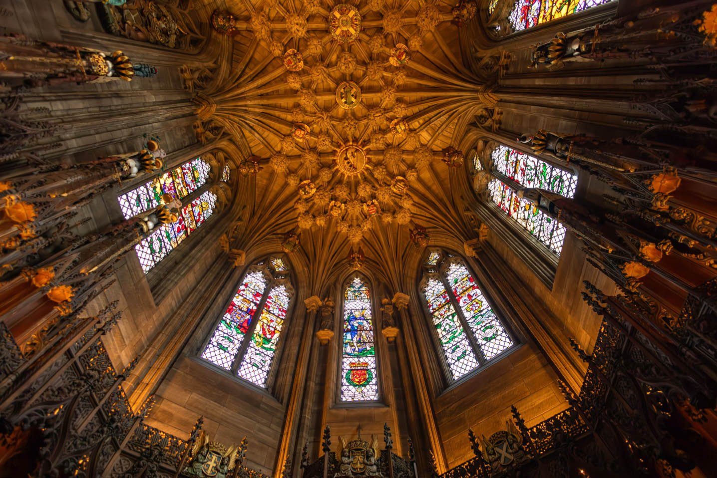 St Giles' Cathedral ceiling.