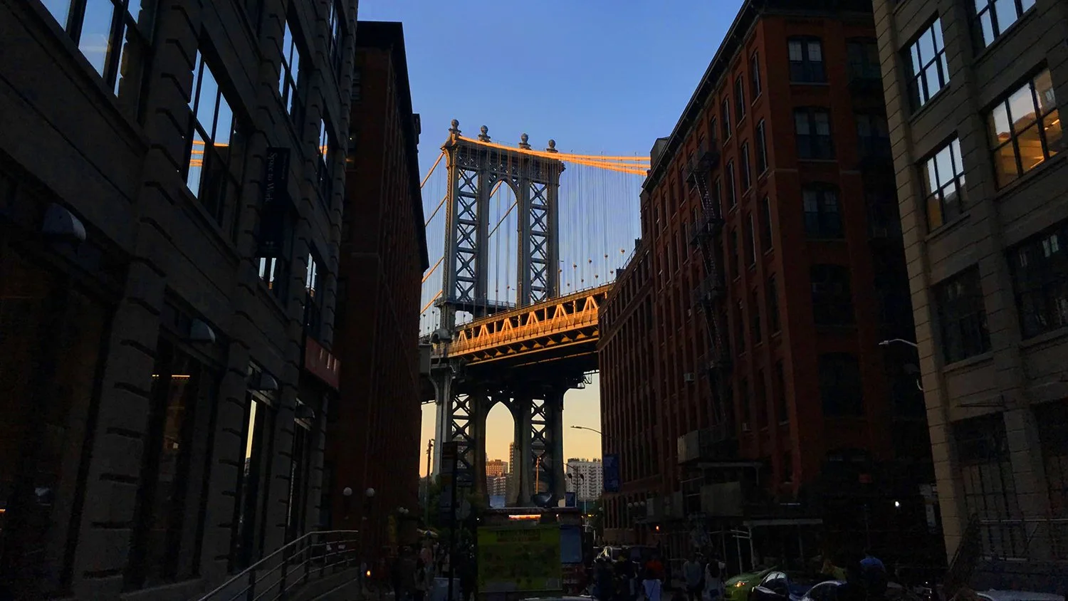 Manhattan Bridge in Dumbo