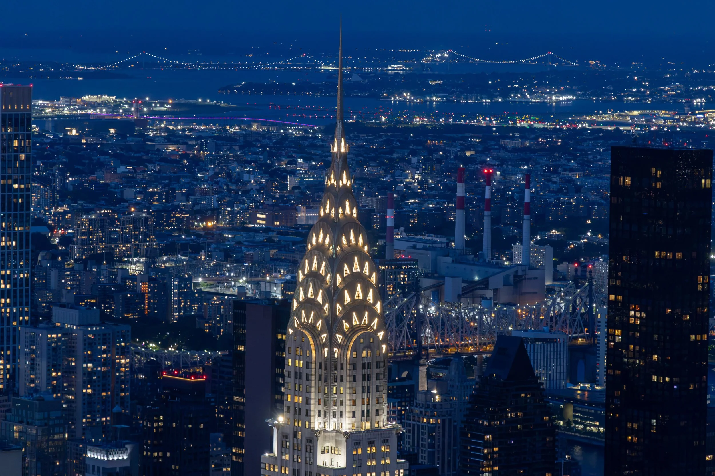 View of Chrysler Building from Empire State Building