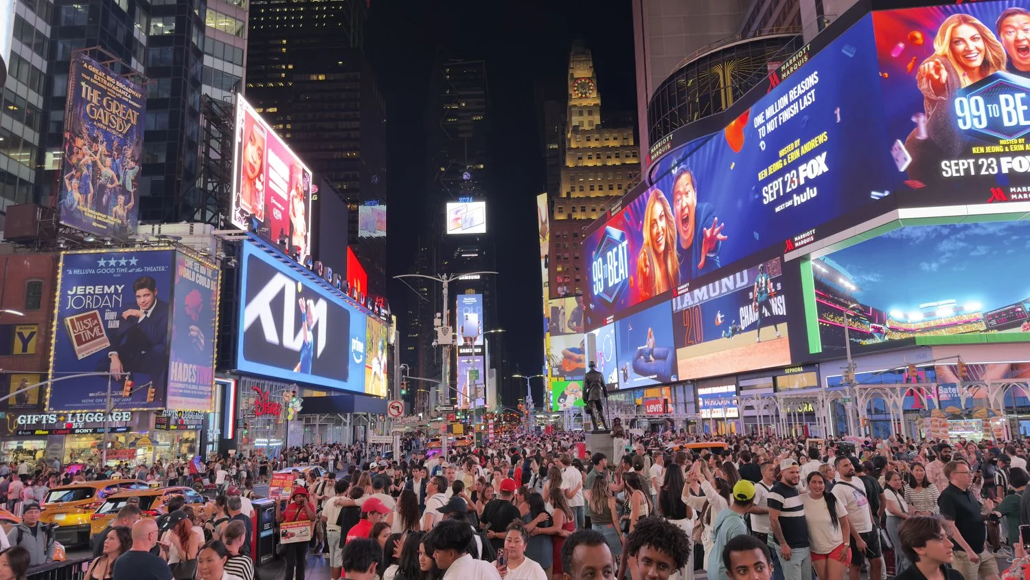 Times Square at night