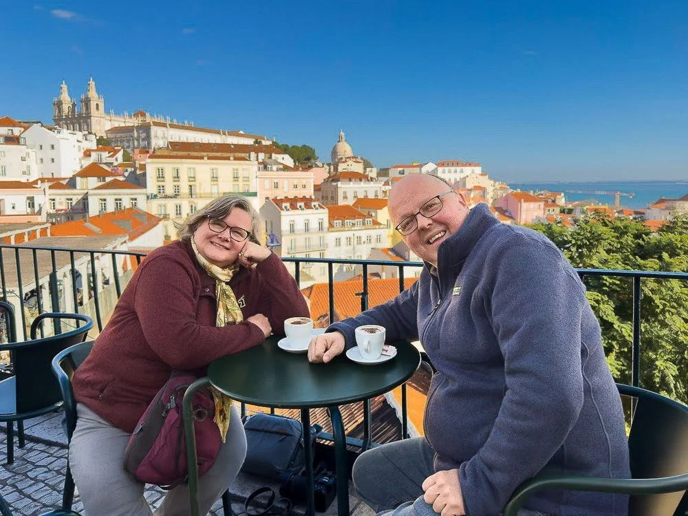 Debbie and John in Lisbon