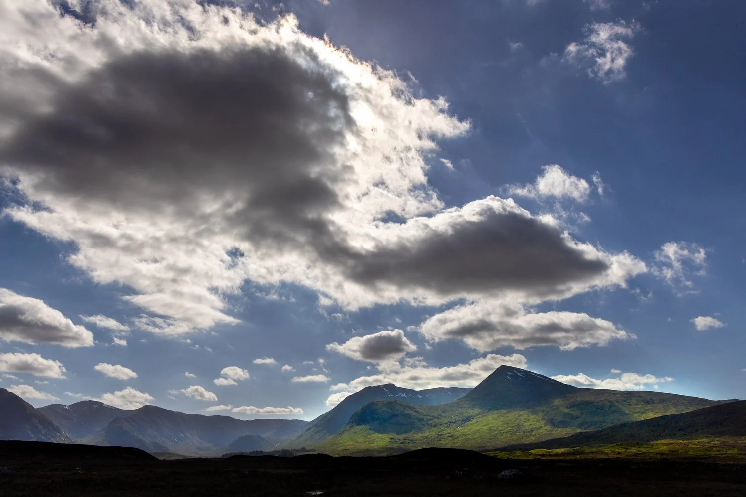 Beautiful landscape in Glencoe