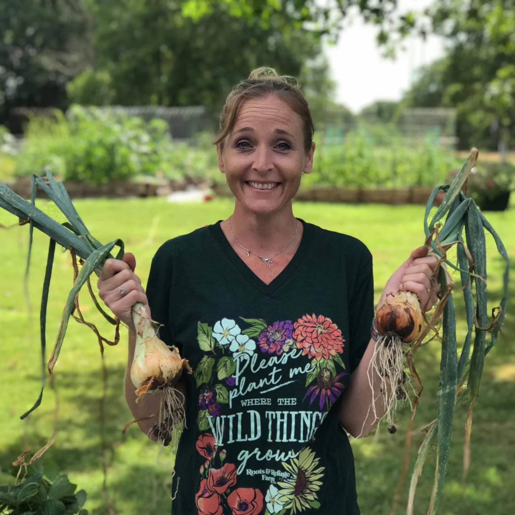 My first ever REAL onions.