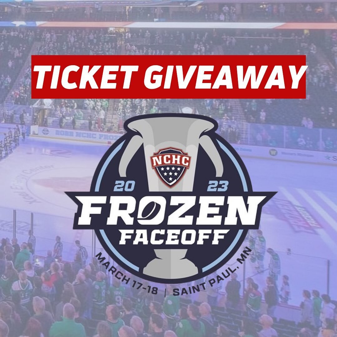 🚨 🏒 TICKET GIVEAWAY 🏒 🚨 

Back for another year of exciting hockey, the @thenchc is returning to Saint&nbsp;Paul for the Frozen Faceoff March 17th-18th at the Xcel Energy Center with all your pre-party activities at The Apostle Supper Club!

We h