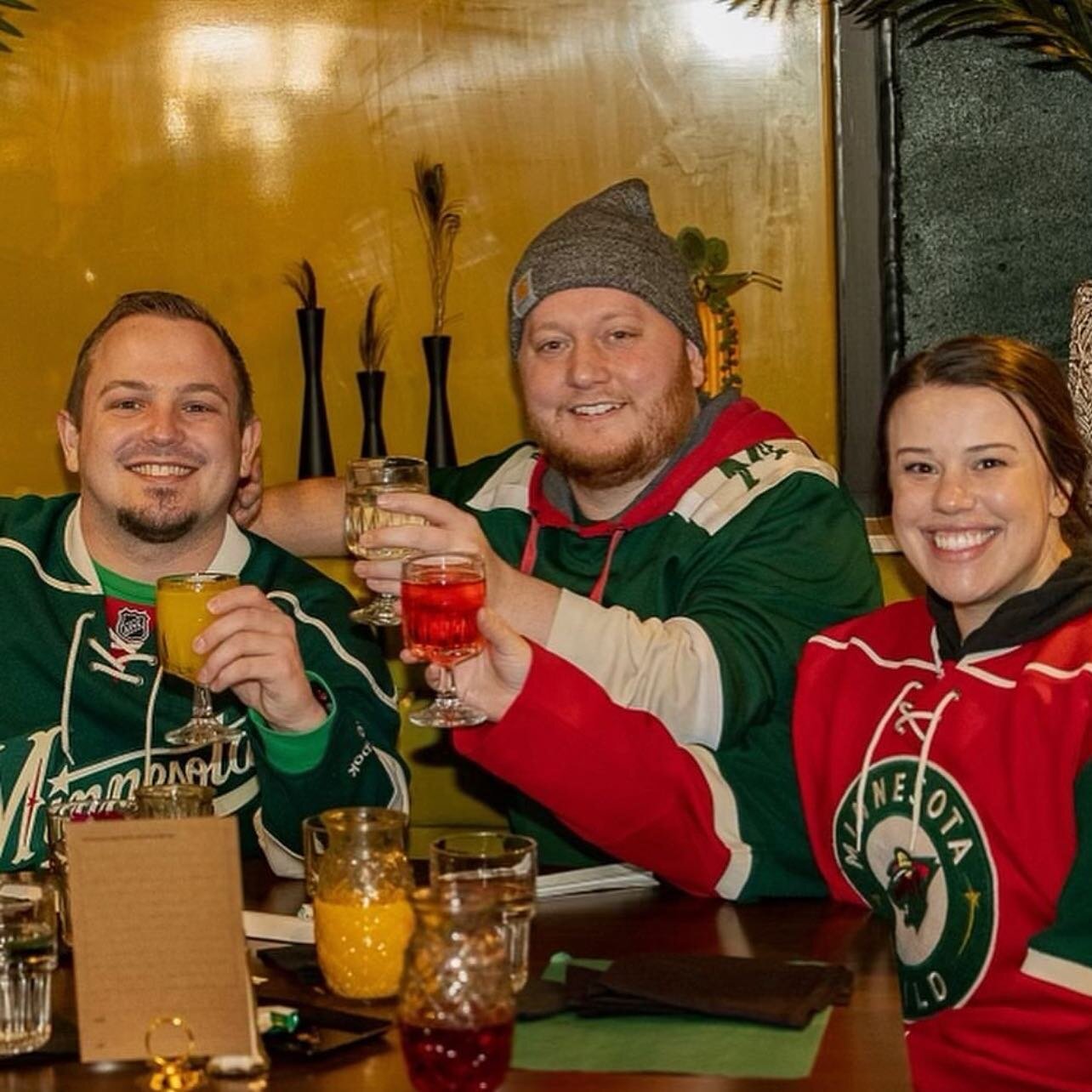 🏒 It's hockey playoff time, Minnesota!🏆 Head on over to The Apostle, located right across the street from @xcelenergyctr 🥳 With playoff games on both Friday and Sunday, we've got your drinks and eats covered! Get fired up for the game by fueling u