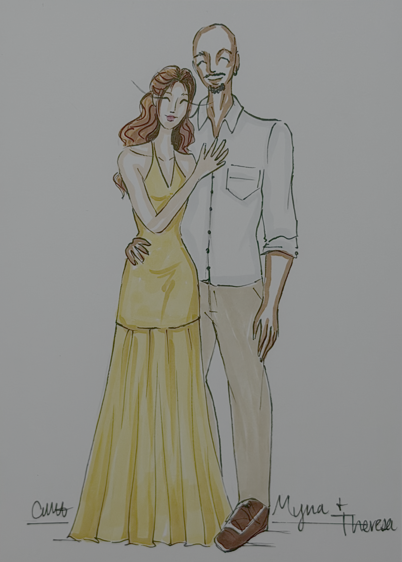 carmen-mosnia-hodge-fashion-illustration-couple-marker-ink-yellow-dress.png