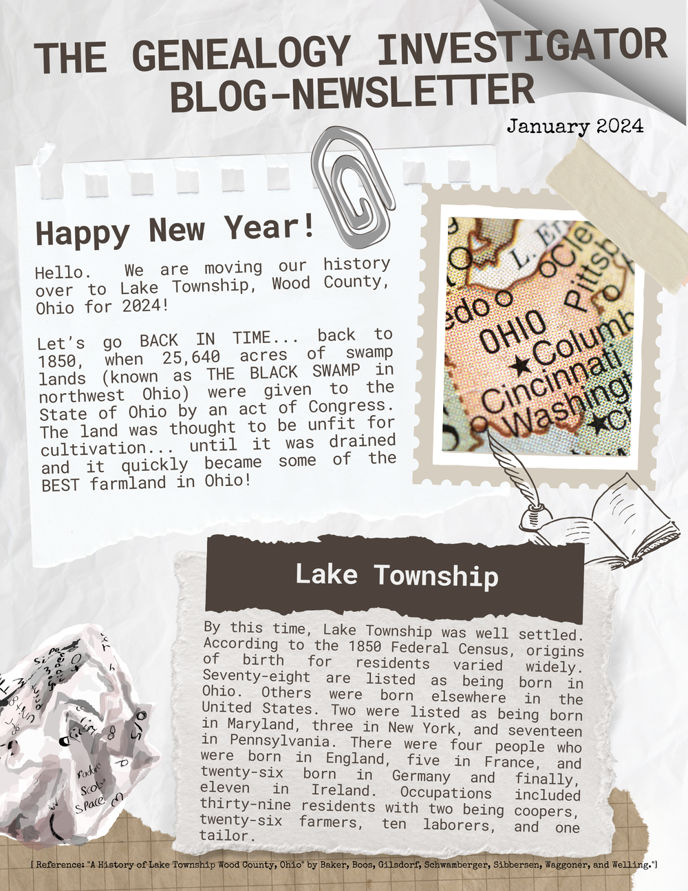 Lake Township, Wood County, Ohio Early Days — the Genealogy Investigator
